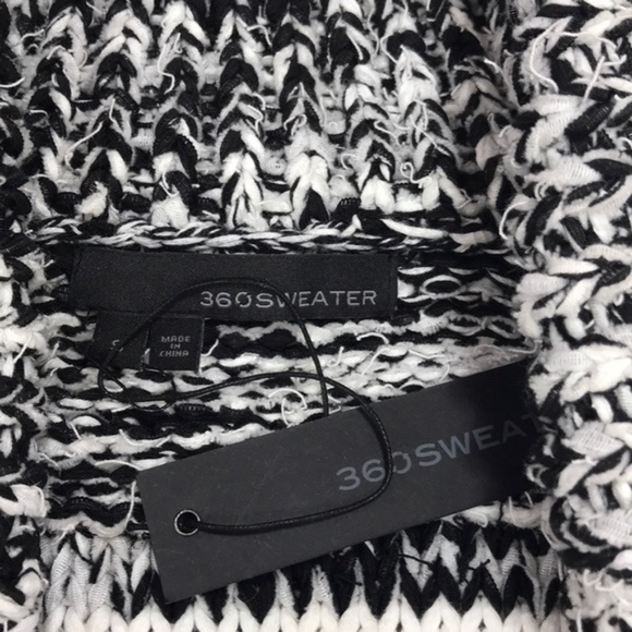 360 Sweater Annie Stripe Knit Cardigan - Picture 7 of 9